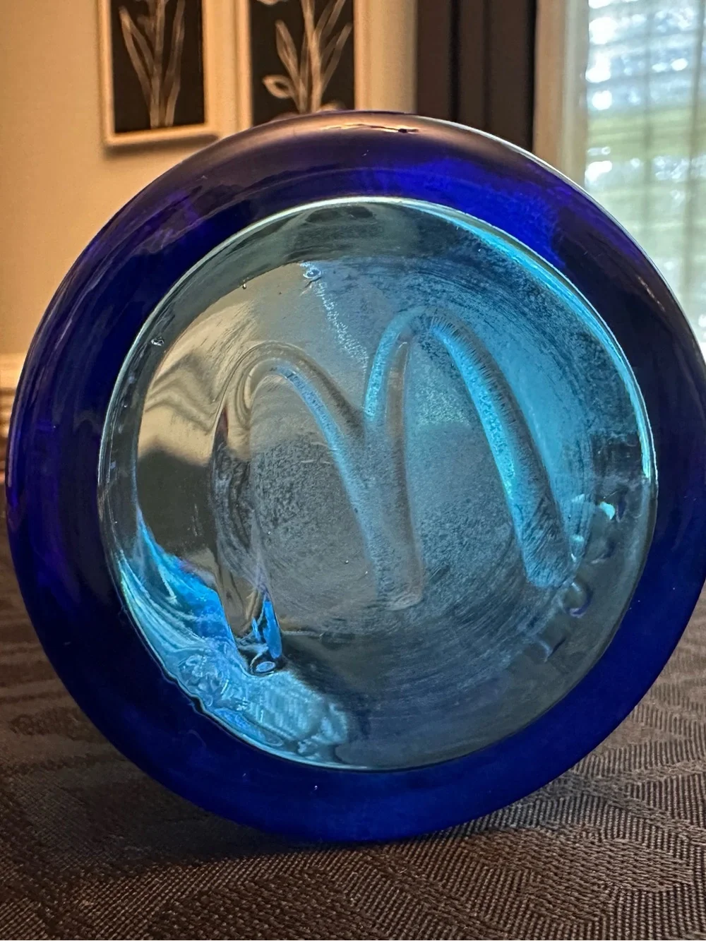 McDonald's Blue Collector Glass 1961 Era